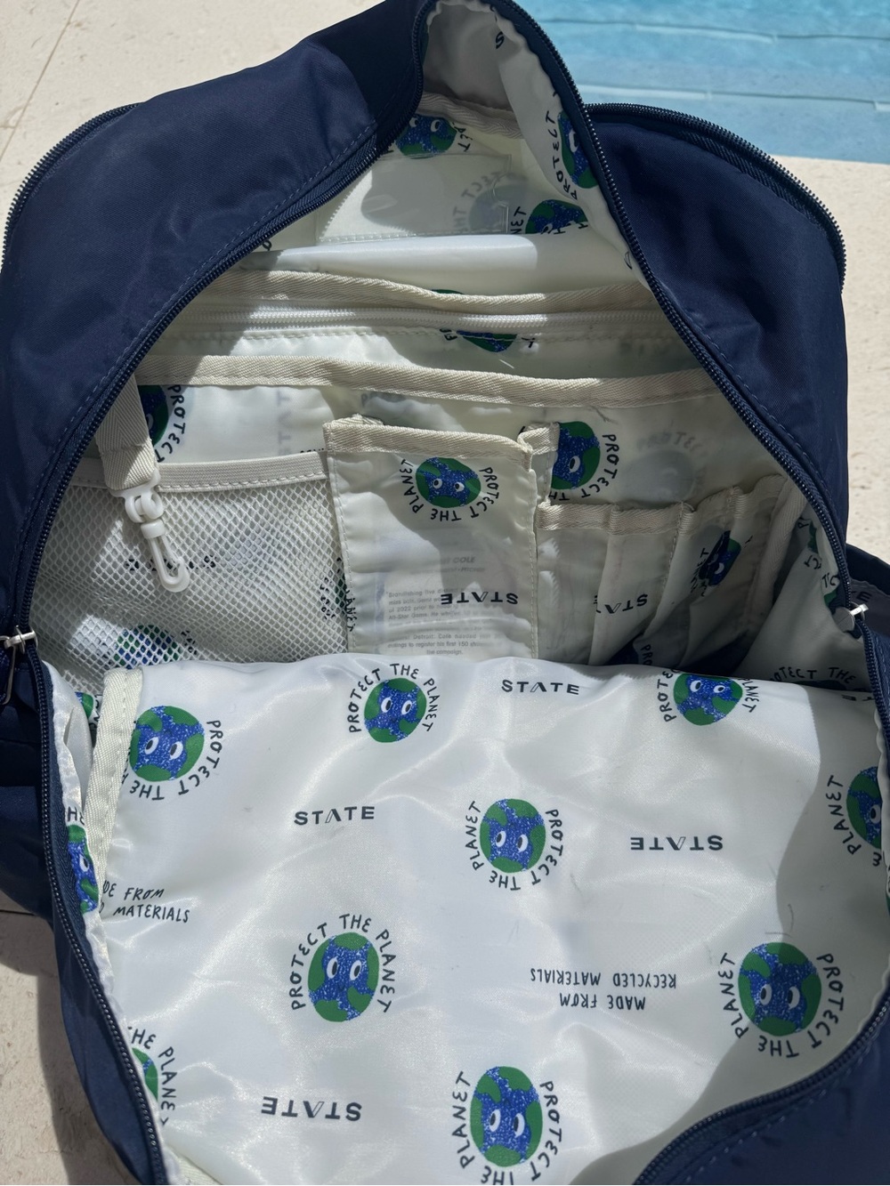 💙 STATE Bags Backpack & Lunch Box Set | Blue Ombre | Retail $165 - Picture 4 of 6